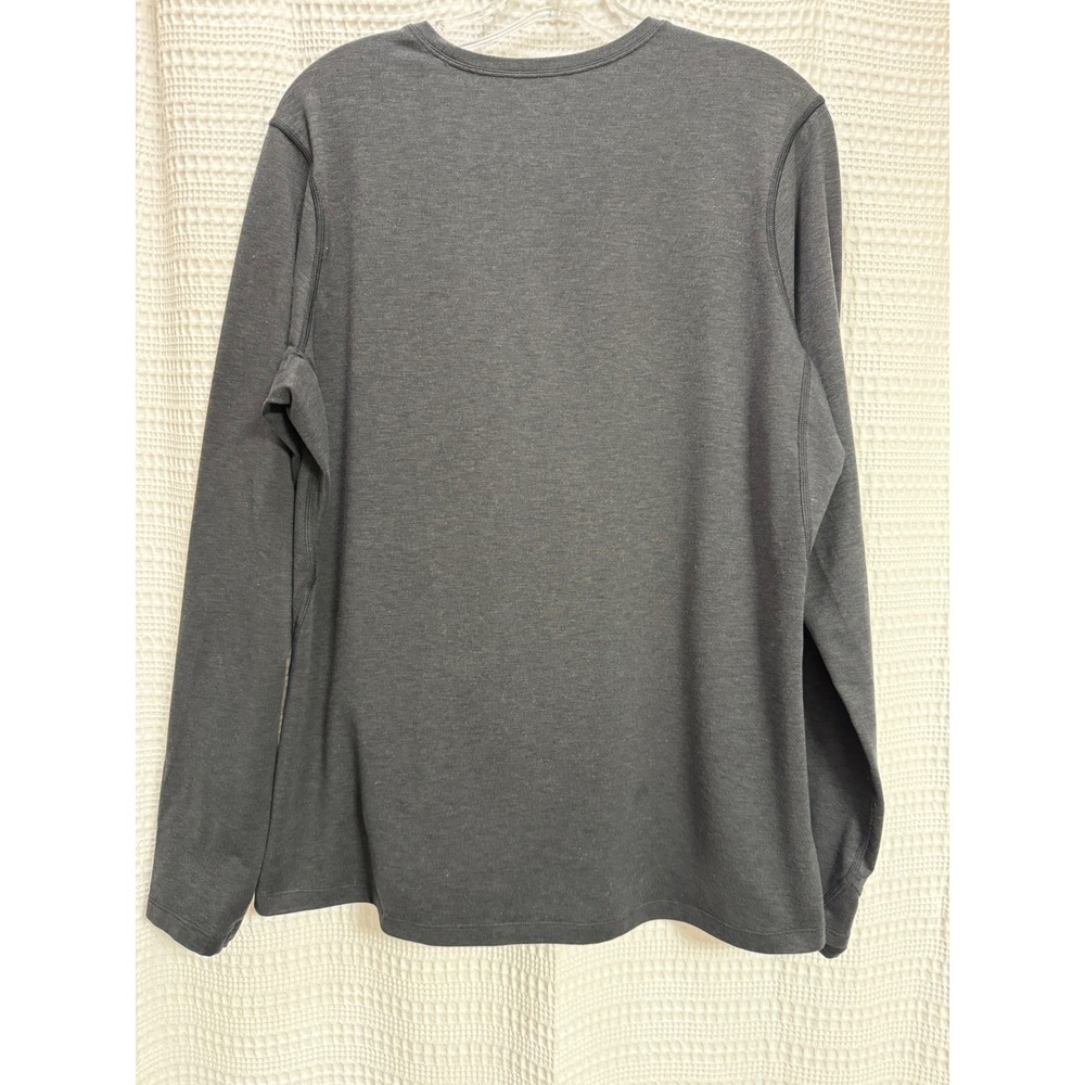 REI Co-op Performance Top Charcoal Gray EUC Thumbholes Long Sleeve Gorpcore XL - Picture 4 of 6